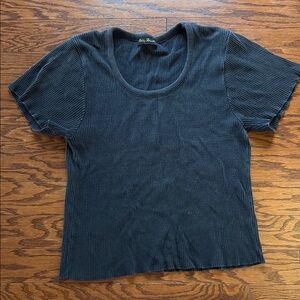 ⭐️Ashley Stewart Black Fitted Short Sleeve Tee
